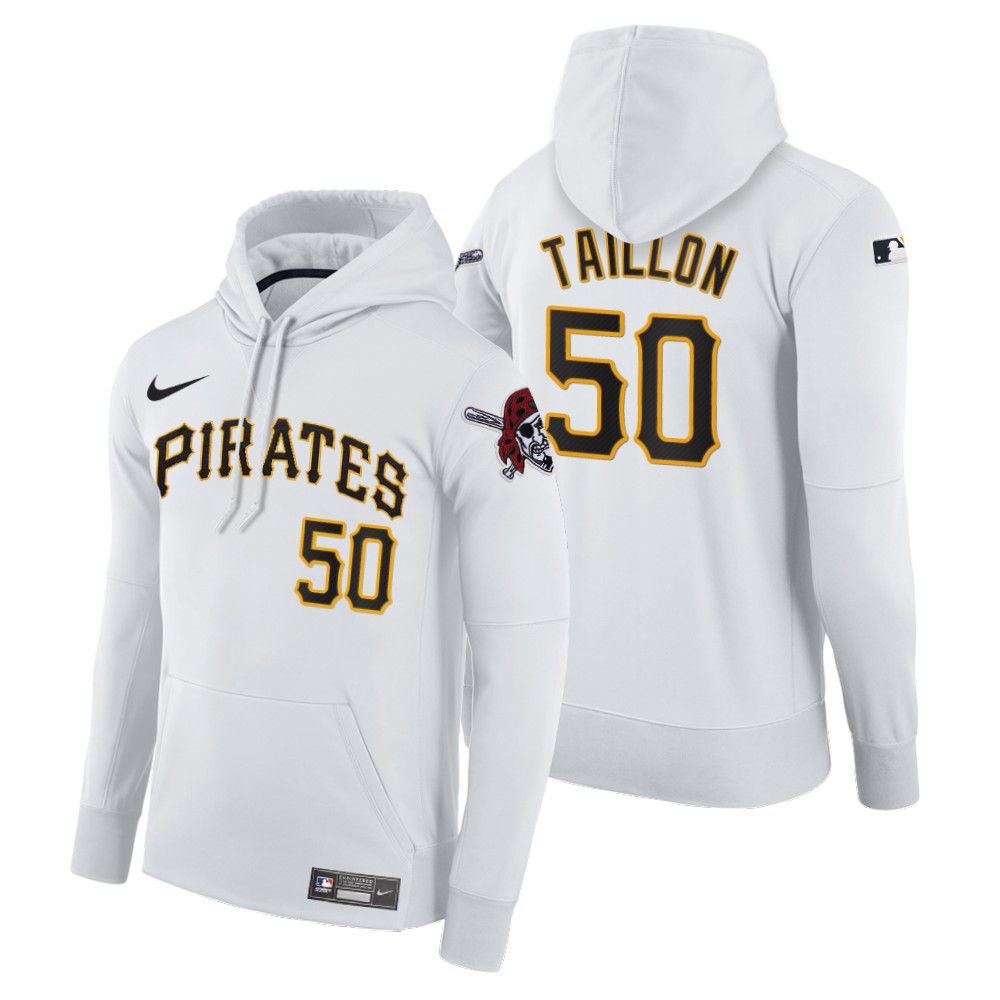 Men Pittsburgh Pirates #50 Taillon white home hoodie 2021 MLB Nike Jerseys->san francisco giants->MLB Jersey